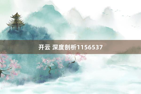 开云 深度剖析1156537